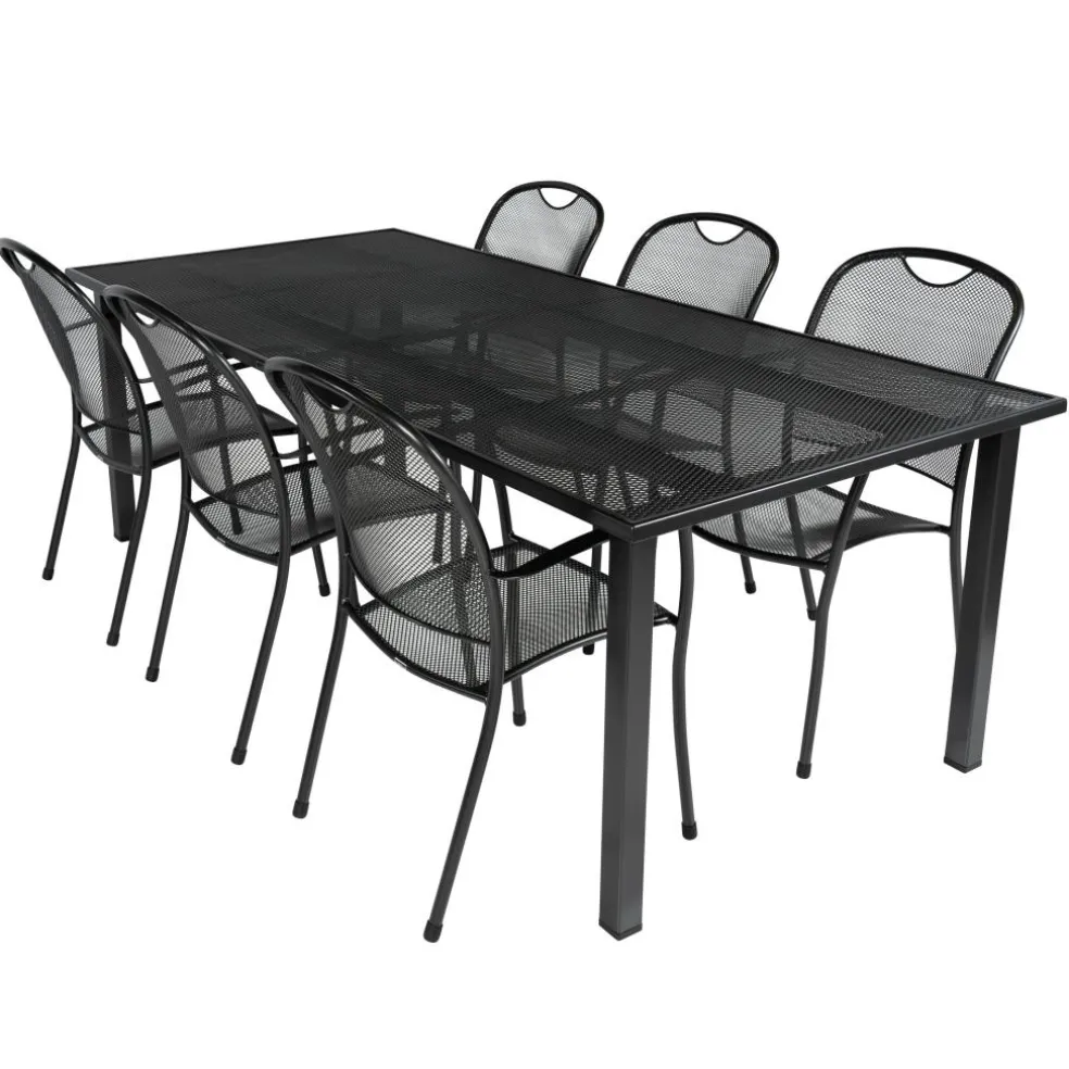 ENGARDEN by Kettler Strek 220 Kos 6 tuinset antraciet