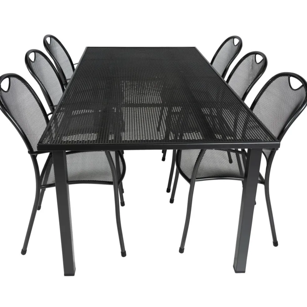 ENGARDEN by Kettler Strek 220 Kos 6 tuinset antraciet