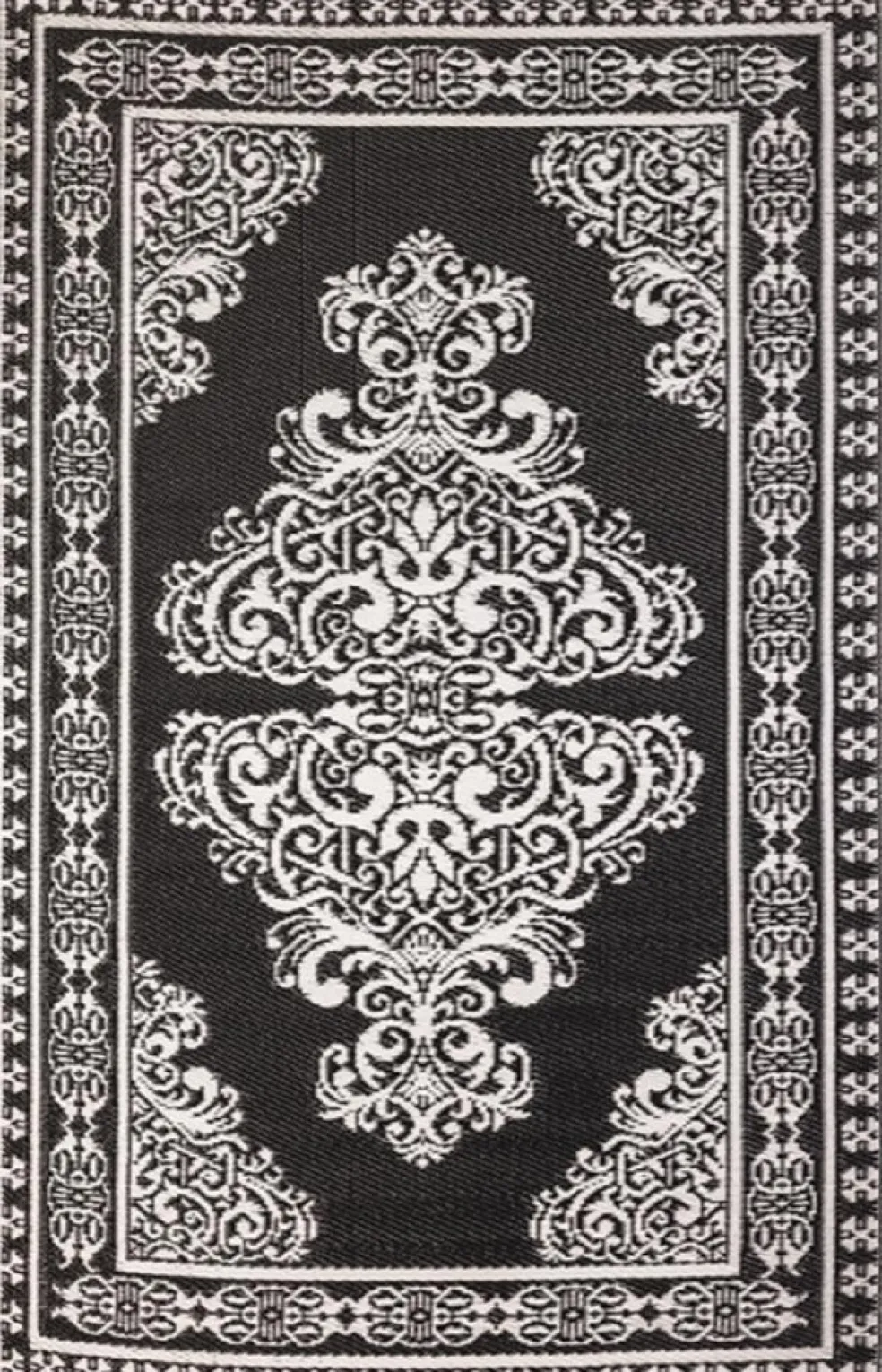 Esschert Design Perzisch buitenkleed 120 x 190 cm grey