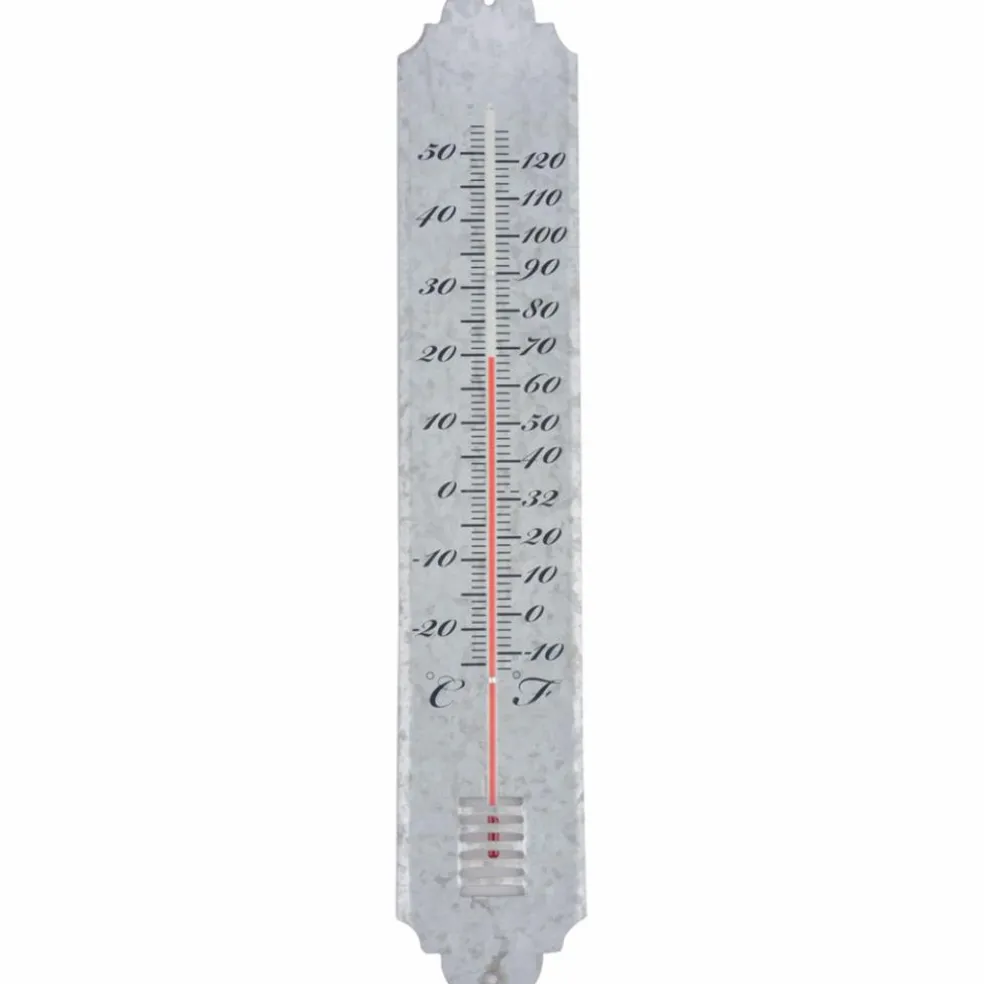 Esschert Design Thermometer Oud Zink L