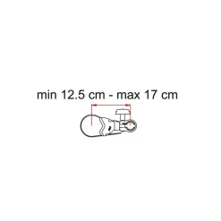 Fiamma Bike-Block Pro 1 Red fietsklem