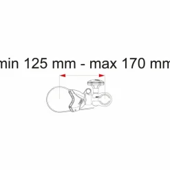 Fiamma Bike-Block Pro S 1 fietsklem deep black