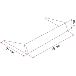 Fiamma dakluik 40 x 40 spoiler