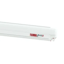 Fiamma F45 S 375 cassetteluifel polar white - Royal Grey