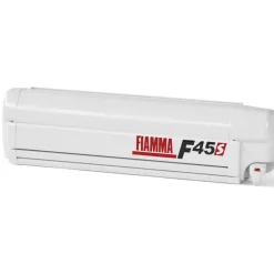 Fiamma F45 S 300 cassetteluifel polar white - Royal Blue