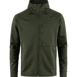 Fjällräven Abisko Grid Hoodie fleece vest heren deep forest