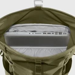 Fjällräven High Coast Foldsack 15 inch laptop rugzak 24 liter green