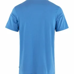 Fjällräven Lush Logo shirt heren un blue