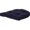 Hartman Rotan zitkussen 46 x 46 havana blue