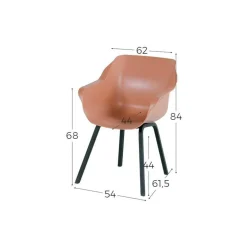 Hartman Sophie Element tuinstoel italian terra