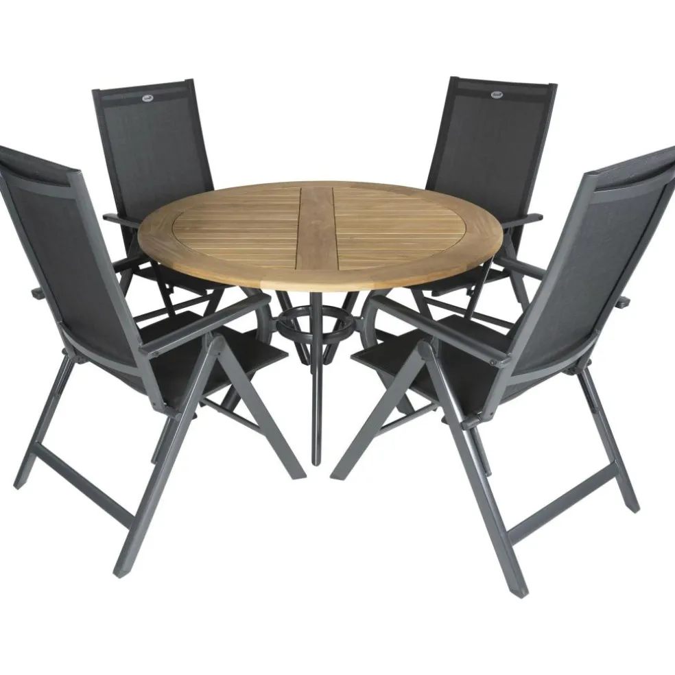 Hartman South Wales 120 Aruba 4 verstelbaar tuinset xerix teak xerix