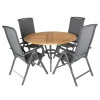Hartman South Wales 120 Capri 4 verstelbaar tuinset xerix  teak antraciet