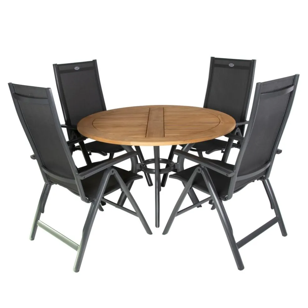 Hartman South Wales 120 Troy 4 verstelbaar tuinset xerix teak