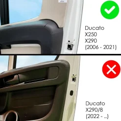 HEOSolution Van Security set zwart voor Ducato Jumper Boxer  2006-2021