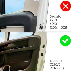 HEOSolution Van Security set zwart voor Ducato vanaf 2021 -  Boxer en Jumper vanaf 2023