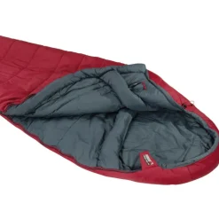 High Peak  Hyperion 1M mummy slaapzak dark red grey