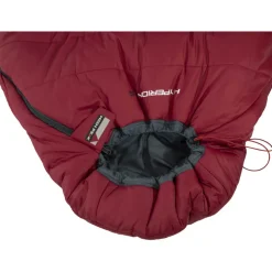 High Peak  Hyperion 1M mummy slaapzak dark red grey