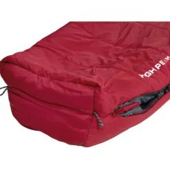 High Peak  Hyperion 1M mummy slaapzak dark red grey