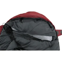 High Peak  Redwood 3 mummy slaapzak dark red grey