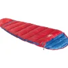 High Peak  Tembo Vario mummy slaapzak junior red blue