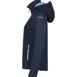Icepeak Boise softshell jas dames blue