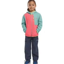 Jack Wolfskin  Actamic Grid fleece vest junior sunset coral