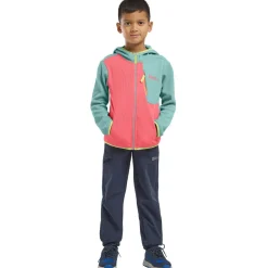 Jack Wolfskin  Actamic Grid fleece vest junior sunset coral