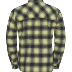 Jack Wolfskin  Baja overhemd heren check lemon ice