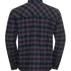 Jack Wolfskin  Baja overhemd heren check dark navy