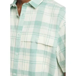 Jack Wolfskin  Great Plains overhemd heren check soft jade