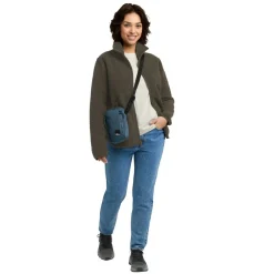 Jack Wolfskin  High Curl fleece vest dames obsidian moss
