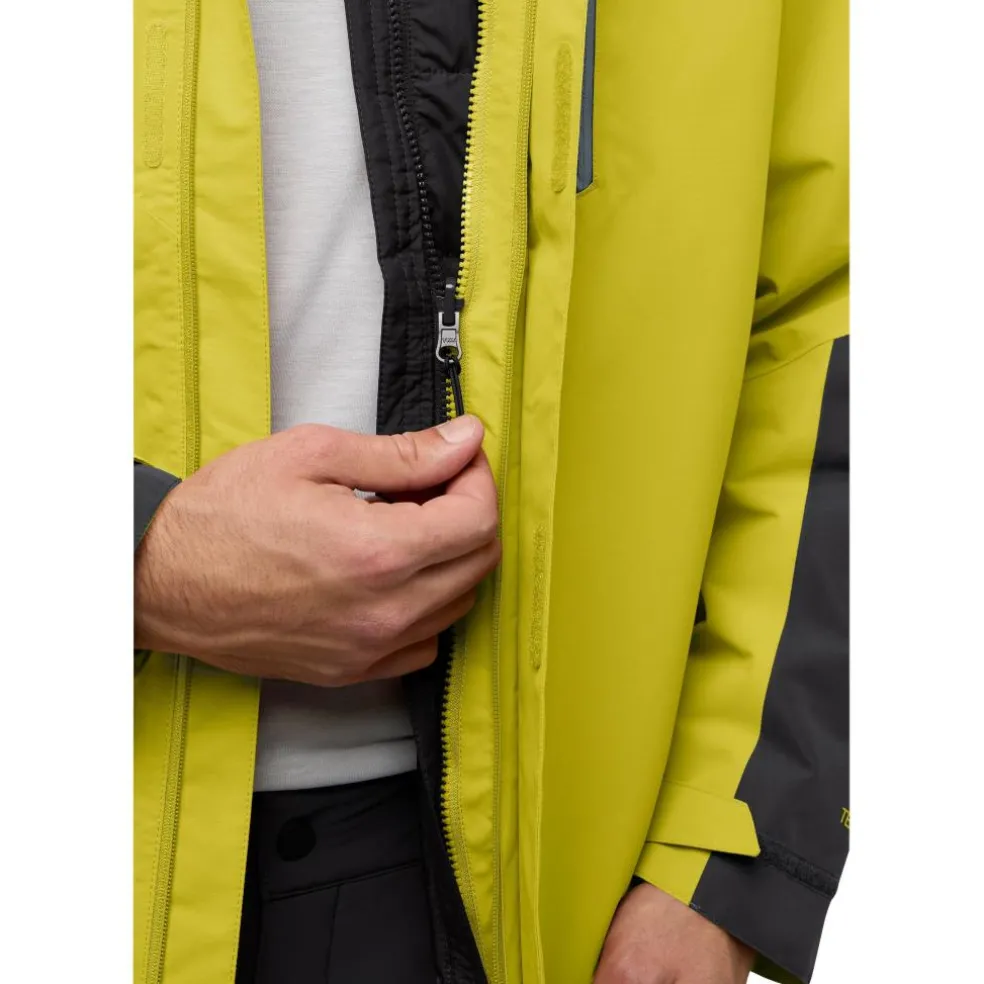 Jack Wolfskin Jasper 3-in-1 outdoor jack heren chartreuse