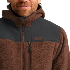 Jack Wolfskin  Kammweg Pile Fleece vest heren hot choc