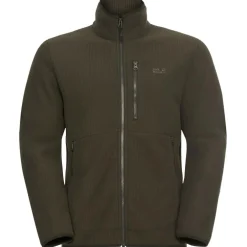 Jack Wolfskin  Lake Ridge fleece vest heren obsidian moss