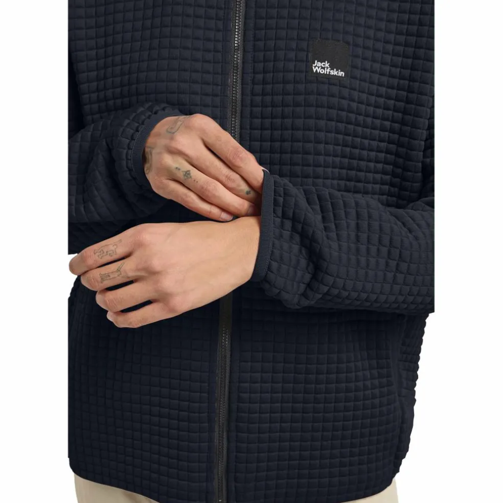 Jack Wolfskin Mogari Hooded fleece vest dames dark navy