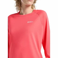 Jack Wolfskin  Prelight Swift shirt dames sunset coral