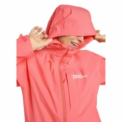 Jack Wolfskin  Tempest 2L outdoor jack dames sunset coral