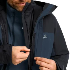 Jack Wolfskin  Wild Places 3-in-1 outdoor jack heren midnight sky