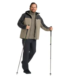 Jack Wolfskin  Wild Places 3-in-1 outdoor jack heren linen