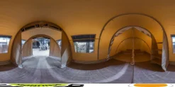Karsten Lacerta tunneltent beige 2025