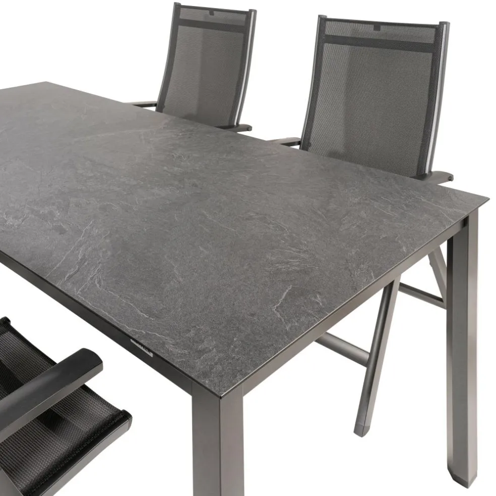 Kettler HPL 180 Easy 4 verstelbaar tuinset jura antraciet
