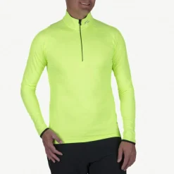 Kjus Feel Half-Zip skipully heren limelight black