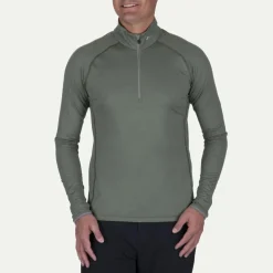 Kjus Feel Half-Zip skipully heren green smoke pewter