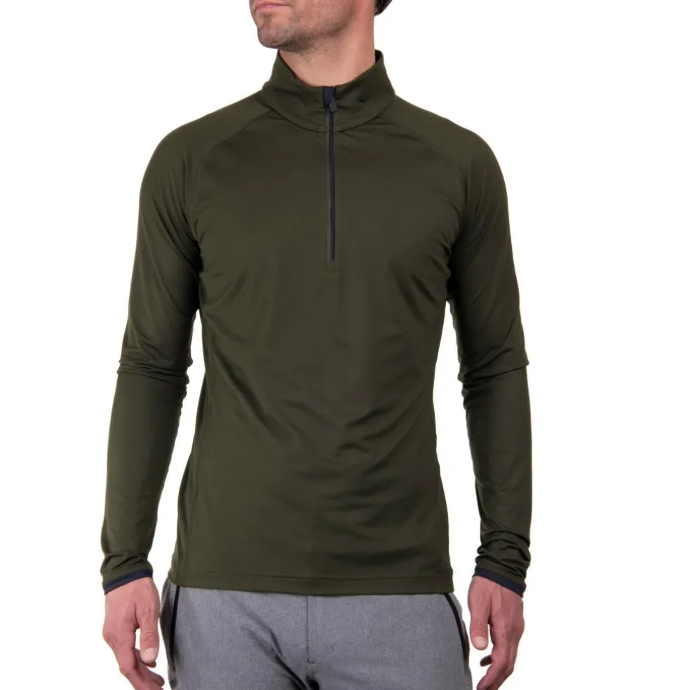 Kjus Feel Half-Zip skipully heren dark olive
