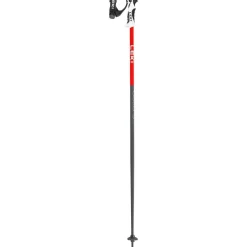 Leki Bold S skistokken dark anthracite bright  red white