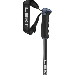Leki Neolite Airfoil skistokken black dark anthracite  neon orange
