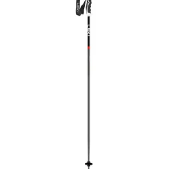 Leki Neolite skistokken dark anthracite black bright red