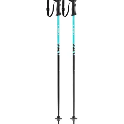 Leki Rider skistokken junior dark blue light turquoise  white
