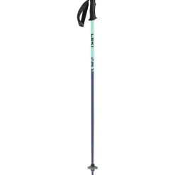 Leki Rider skistokken junior dark blue light turquoise  white