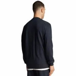 Lyle & Scott  Fly fleece sweater heren dark navy